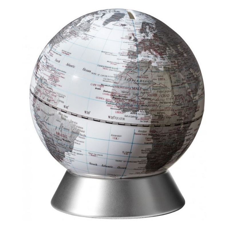 TROIKA Globo Salvadanaio Orion White 14cm