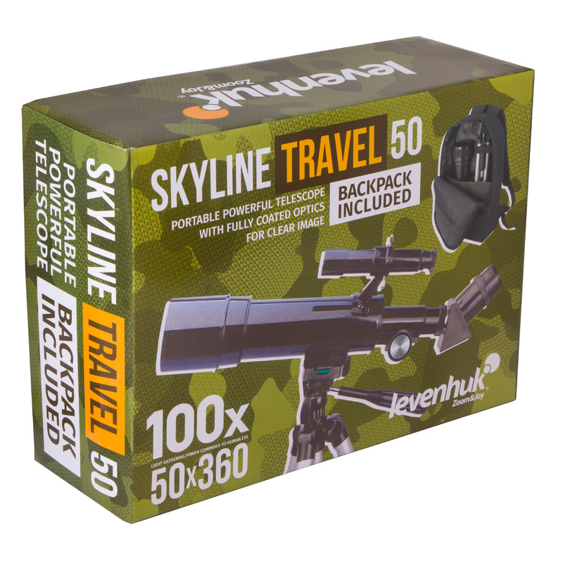 Levenhuk Telescopio AC 50/360 Skyline Travel AZ