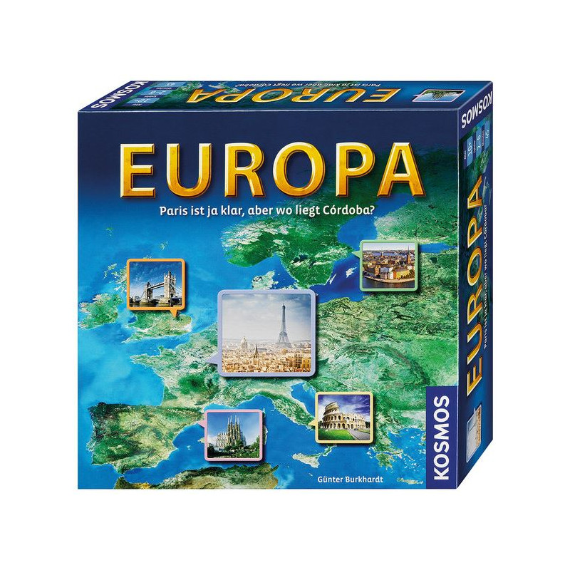 Kosmos Verlag Gioco Europa - Parigi è chiara, ma dove si trova Córdoba?