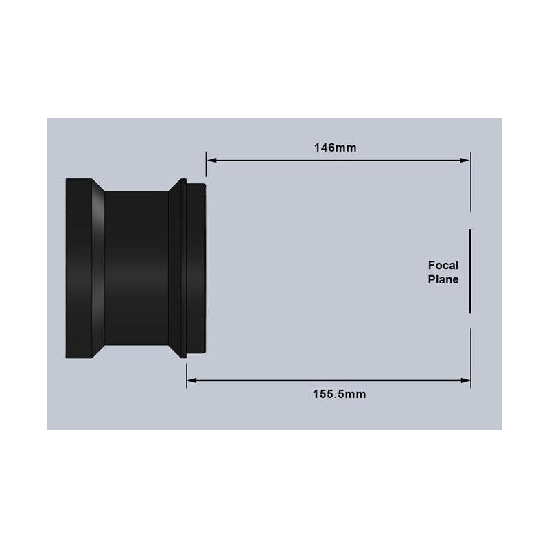 Starizona riduttore e correttore di coma per Celestron C11/C14 SCT II LF Large Format 0,63x