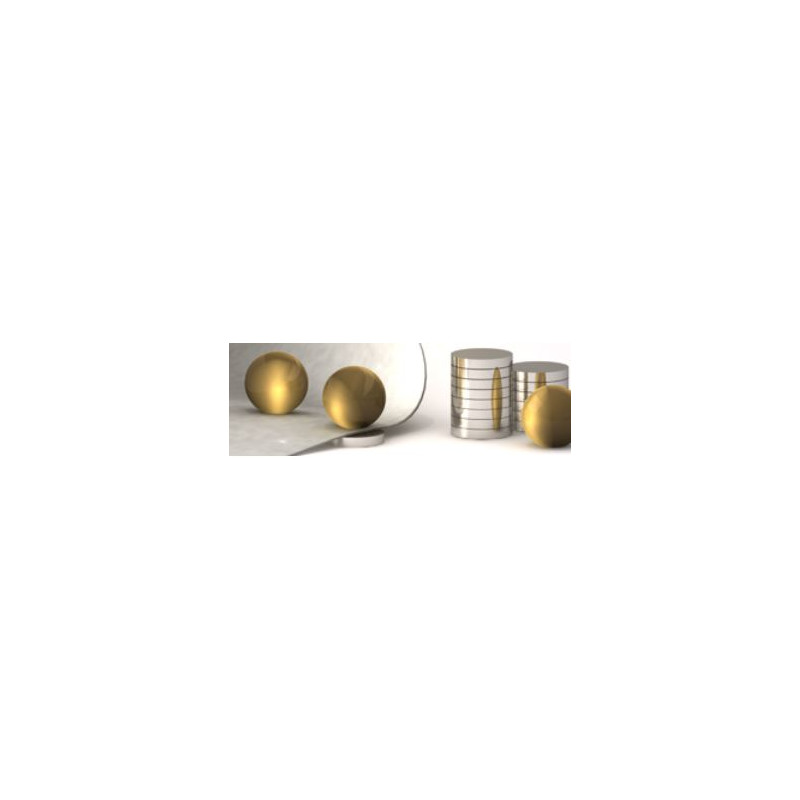 Bacher Verlag Set di palline magnetiche Neoballs 54 pezzi oro