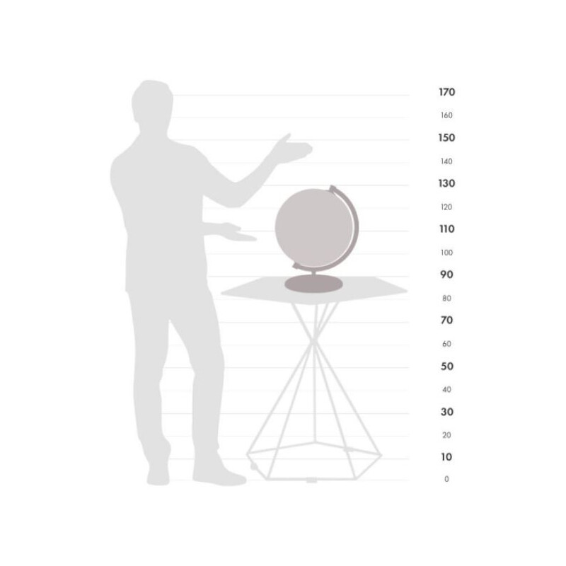 Zoffoli living Globo James Cook (Albicocca) 33cm