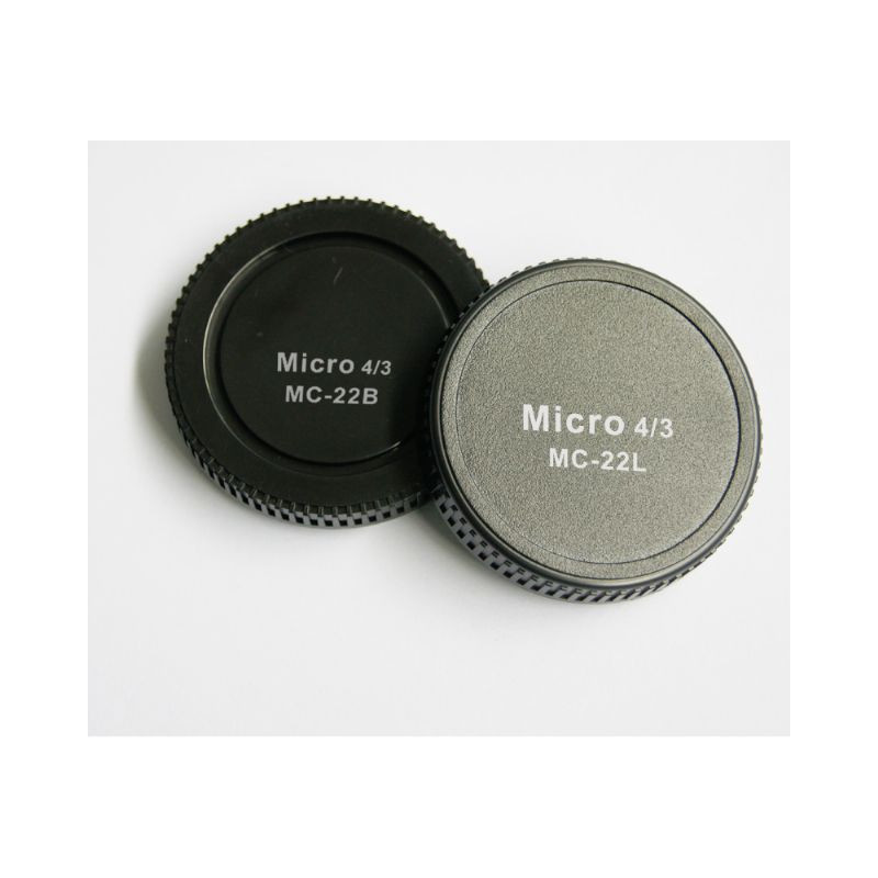 Pixel Protezione Antipolvere Tappo posteriore dell'obiettivo MC-22B + tappo del corpo MC-22L per Micro Quattro Terzi