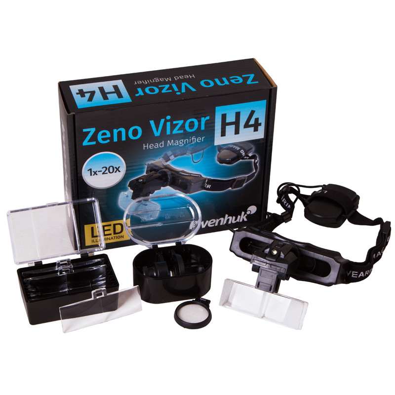 Levenhuk Zeno Vizor H4 lente d'ingrandimento con fascia