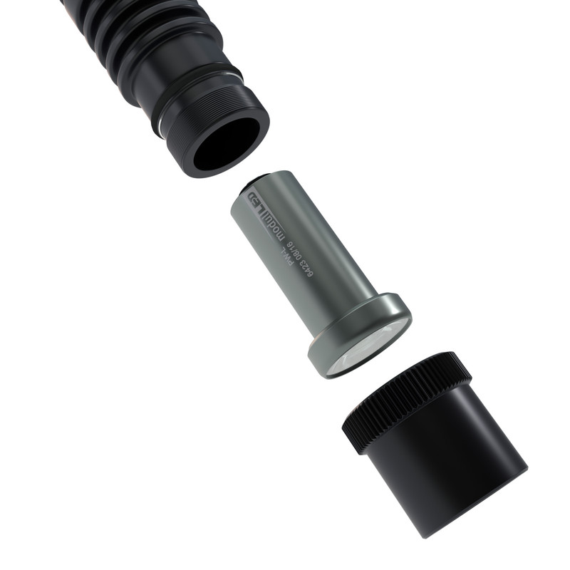 StarLight Opto-Electronics IL1-600 a 2 bracci, con vetro di protezione, a 2 bracci, lunghezza bracci 600 mm
