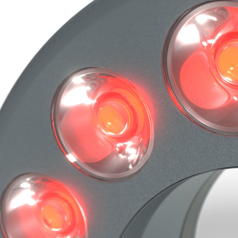 StarLight Opto-Electronics RL12-10s-S4 R, spot, segmento, rosso (625nm), Ø 66mm
