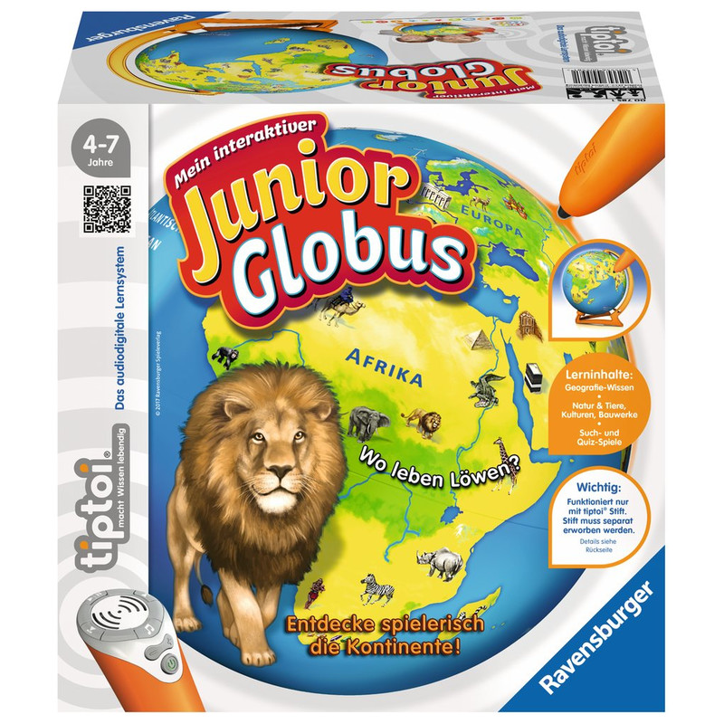 tiptoi Globo per Bambini Interactive globe Junior 23cm