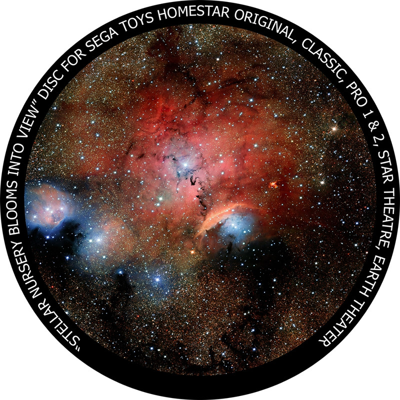 Redmark Diapositiva per il planetario Sega Homestar con la Formazione Stellare