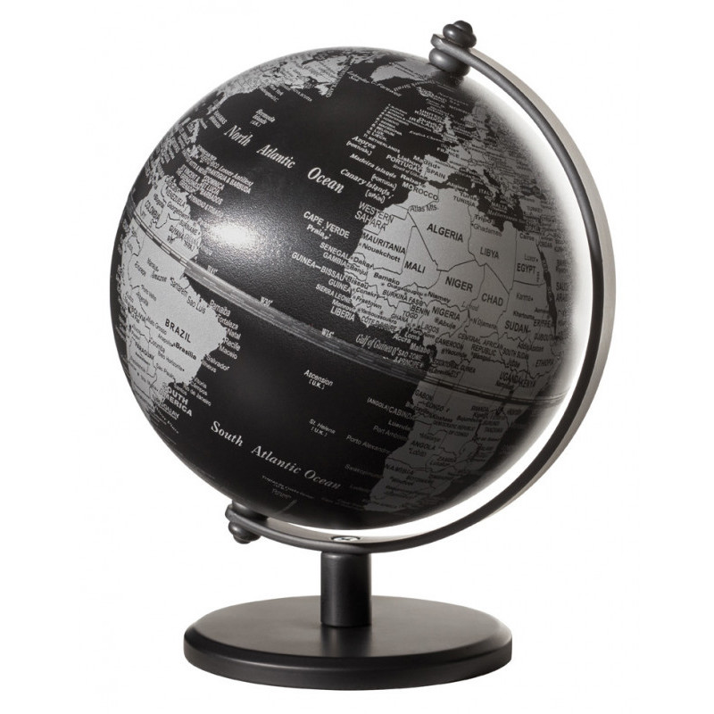 TROIKA Mini Globo Gagarin Matt Black 13cm