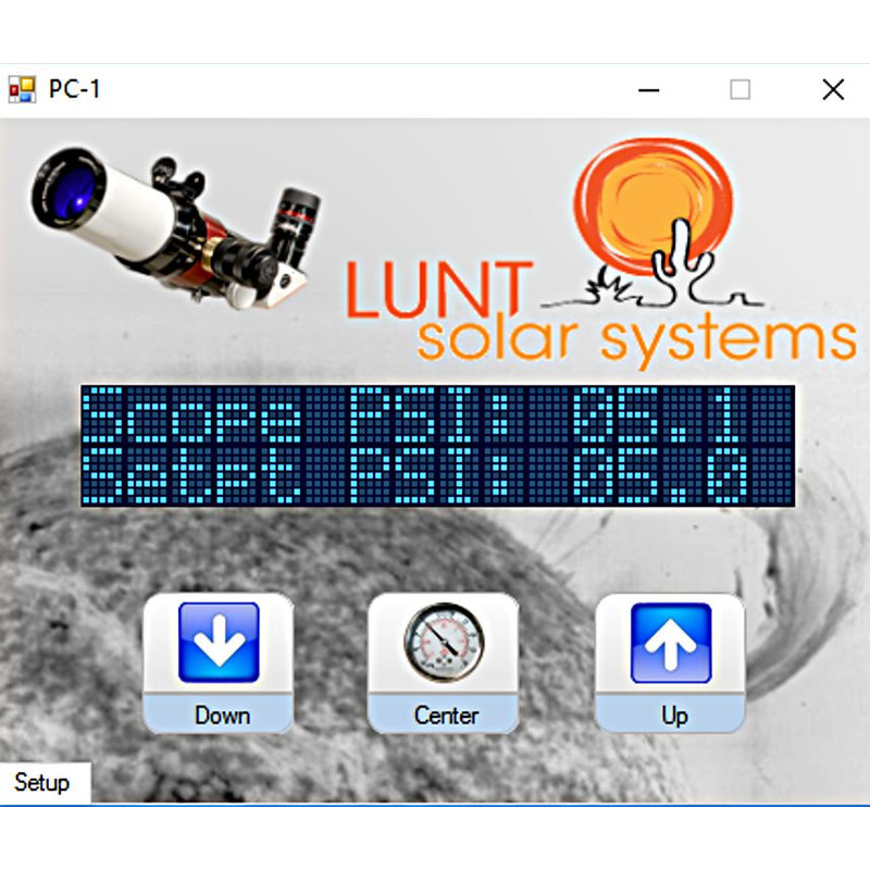 Lunt Solar Systems <p>Guida per il Pressure-Tuner PC-USB
