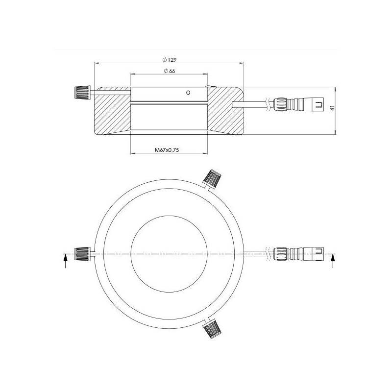 StarLight Opto-Electronics RL12-18s-S4 G, Verde (528 nm), Ø 66 mm