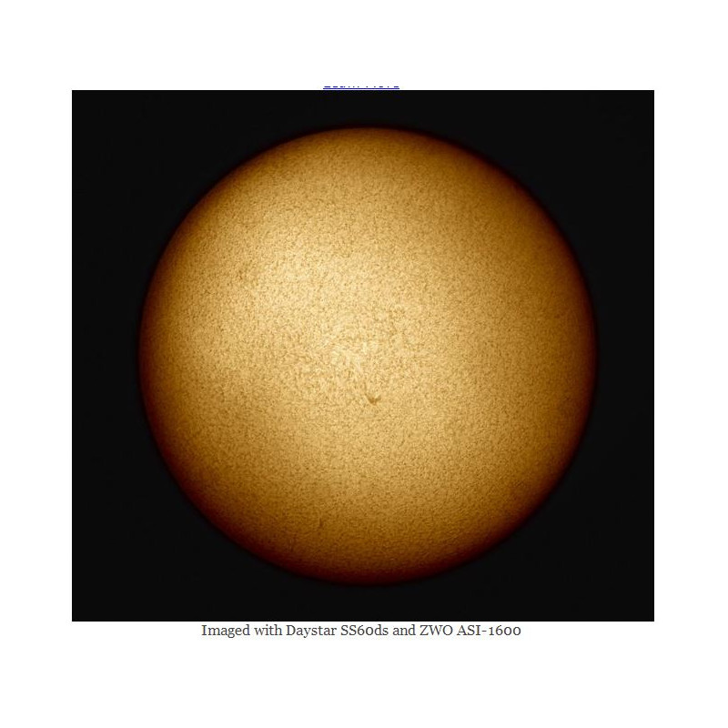 DayStar Telescopio Solare ST 60/930 SolarScout SS60-ds H-Alpha OTA