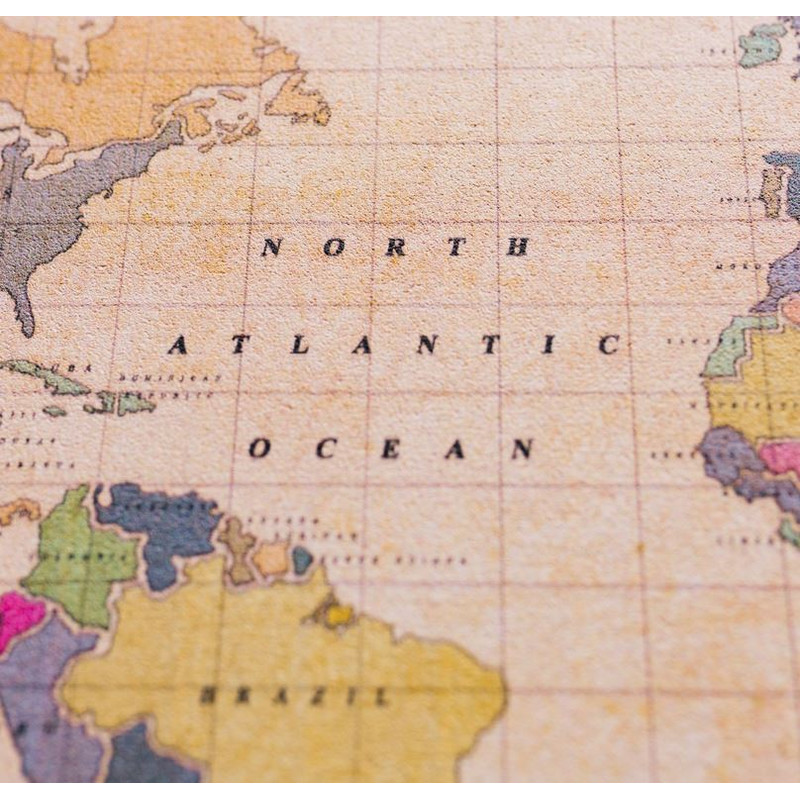 Miss Wood Mappa di Woody Acquerello Old School L