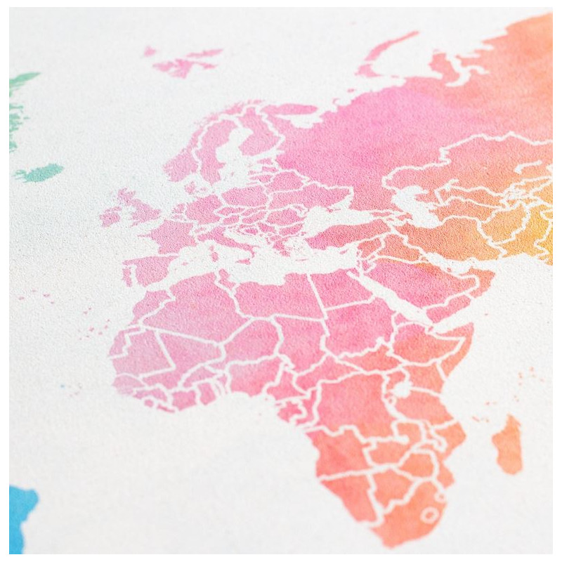 Miss Wood Mappa di Woody Acquerello Splash XL