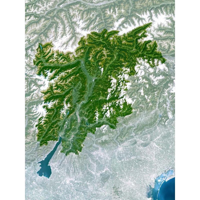 Planet Observer Mappa Regionale Regione Trentino -Alto Adige