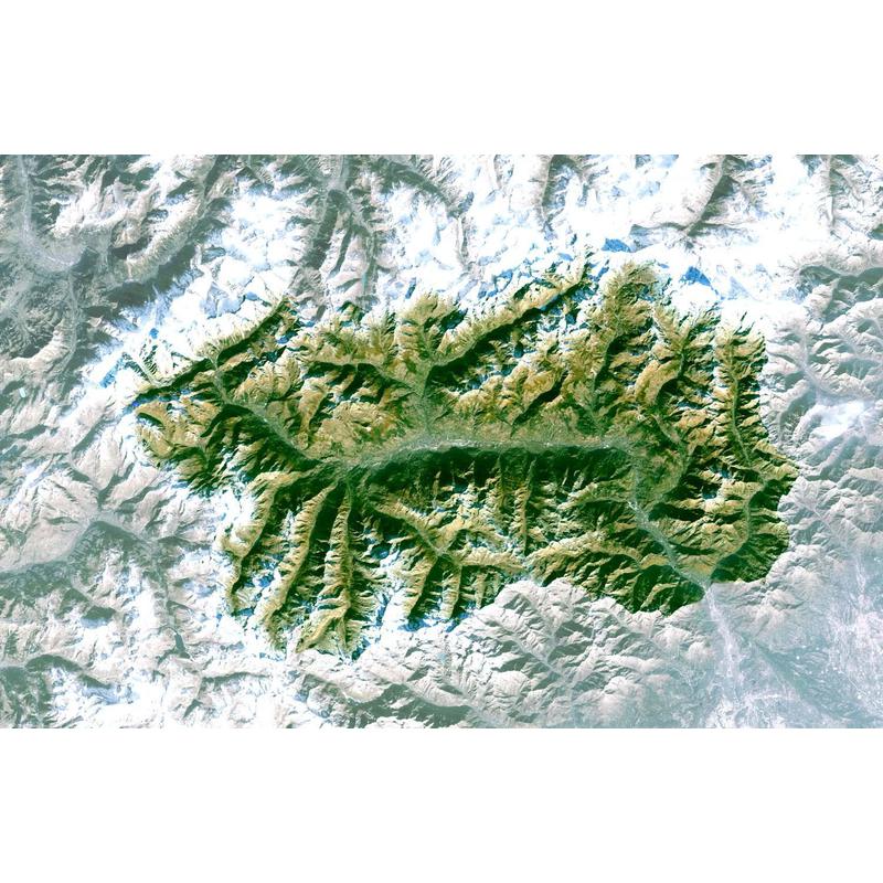 Planet Observer Mappa Regionale Regione Valle d' Aosta