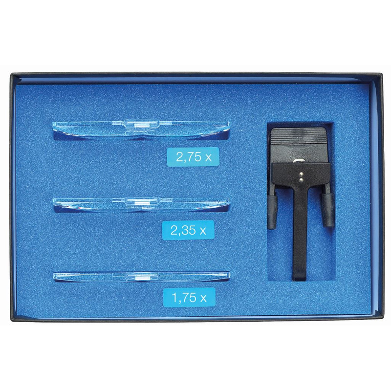Schweizer Lente d`Ingrandimento Lenti RIDO-CLIP Basic-Line 1,75x, 2,35x, 2,75x