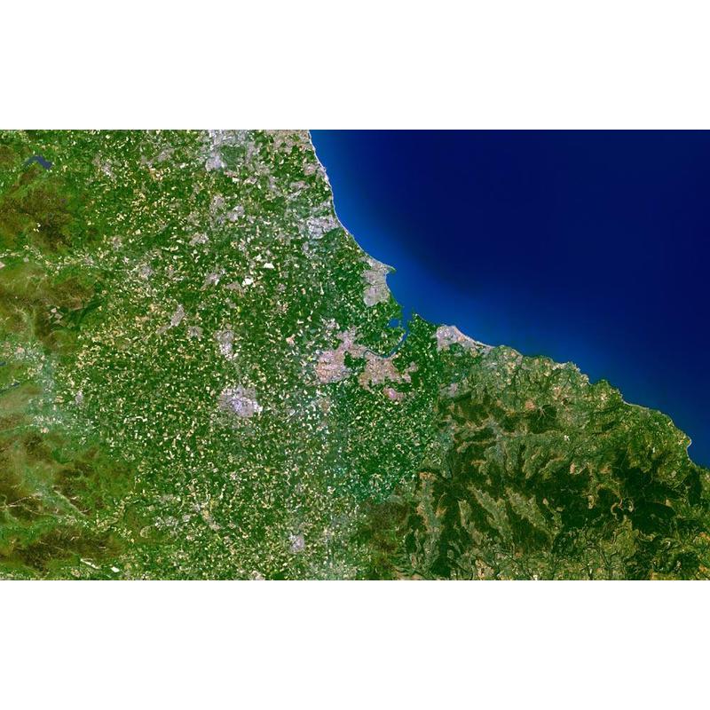 Planet Observer Mappa Regionale Regione di Darlington Middlesbrough