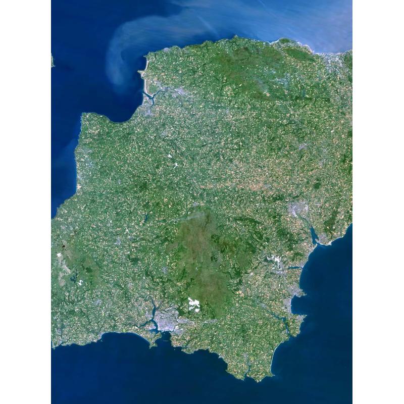 Planet Observer Mappa Regionale Regione di Devon