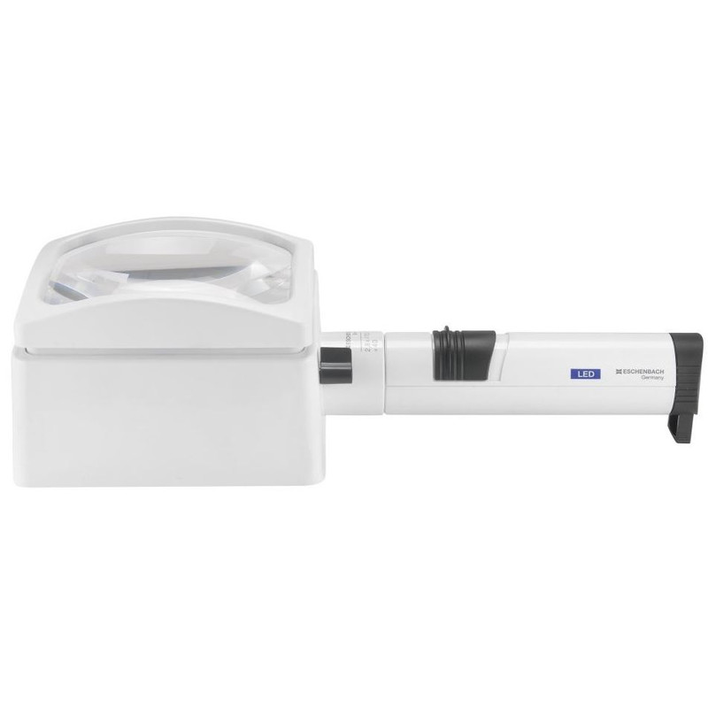 Eschenbach Lente di ingrandimento a LED, sistema varioPLUS, 100x50mm, 3.9X
