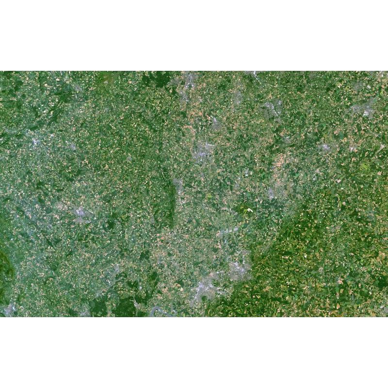 Planet Observer Mappa Regionale Regione del Gloucestershire