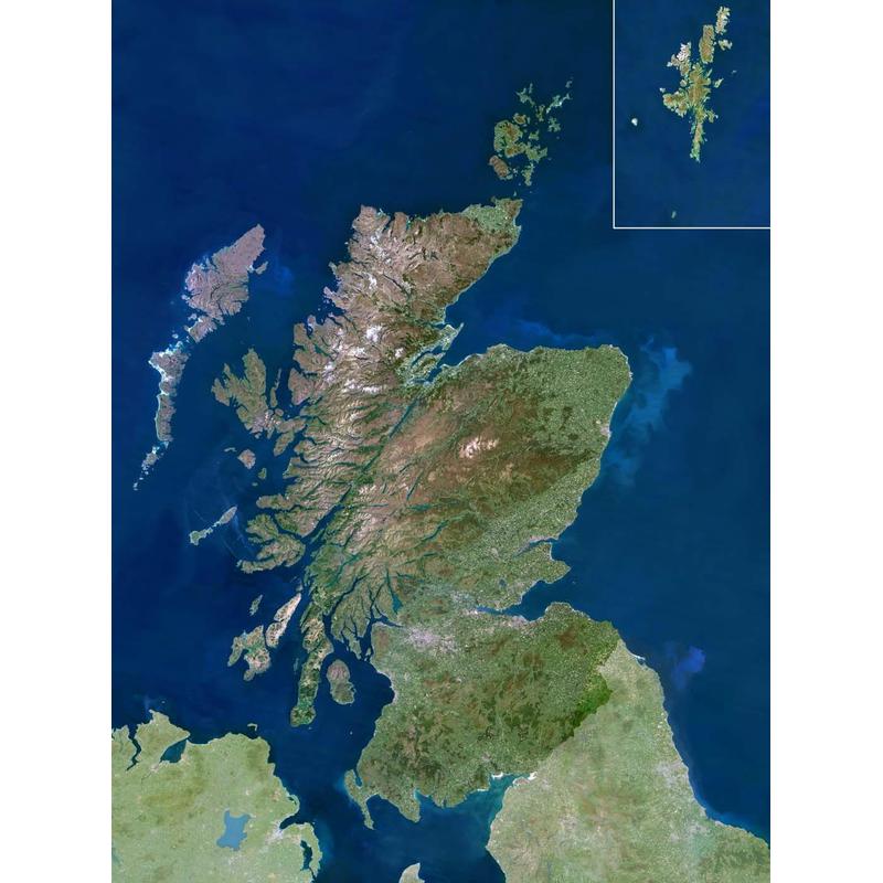Planet Observer Mappa Regione Scozia