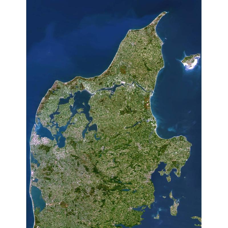 Planet Observer Mappa Regionale Regione dello Jutland centrosettentrionale