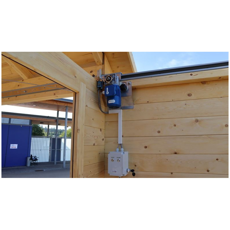 Dome Parts Osservatorio a tetto retrattile GreenLine Mini con protezione in legno