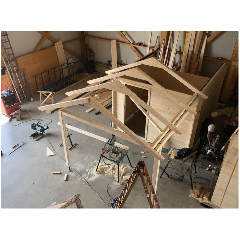 Dome Parts Osservatorio a tetto retrattile GreenLine Mini con protezione in legno