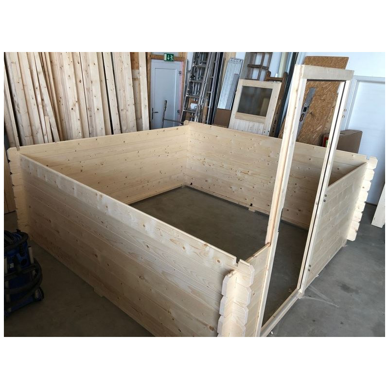Dome Parts Osservatorio a tetto retrattile GreenLine Mini con protezione in legno