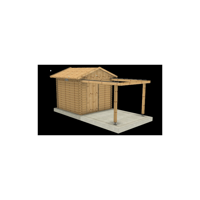 Dome Parts Osservatori con tetto a rullo GreenLine Medium 32 mm con protezione del legno