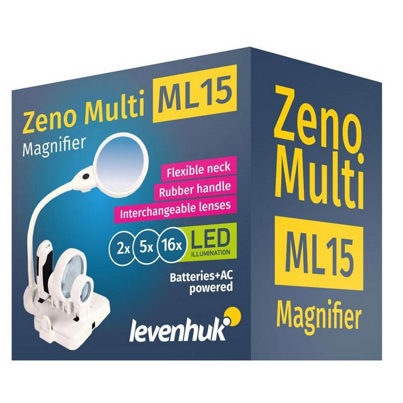 Levenhuk Lente d`Ingrandimento Zeno Multi ML15 White