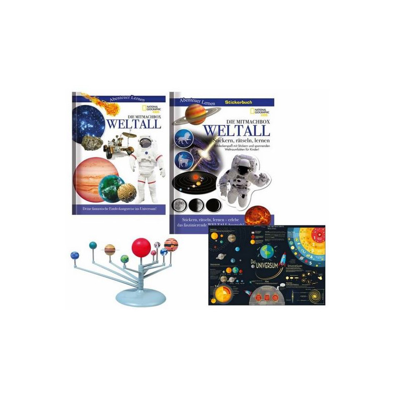 National Geographic Kit Scatola interattiva "L'universo"