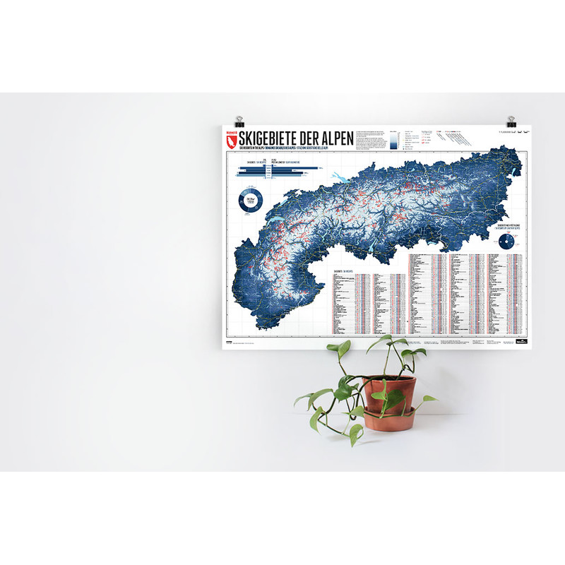 Marmota Maps Mappa alpina 268 aree sciistiche