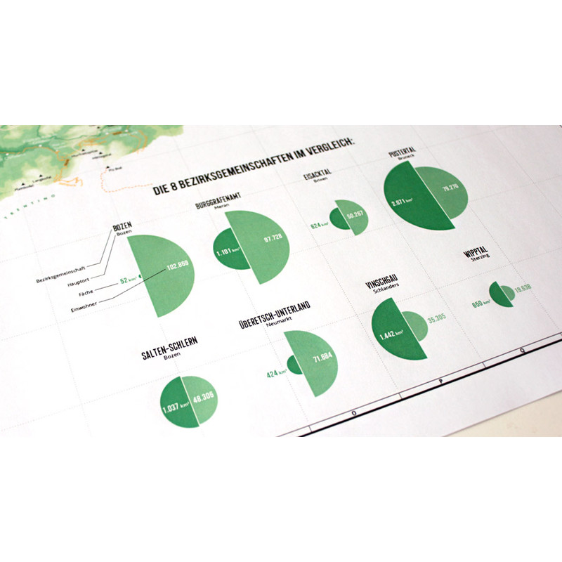 Marmota Maps Mappa Regionale Alto Adige Mountain Green