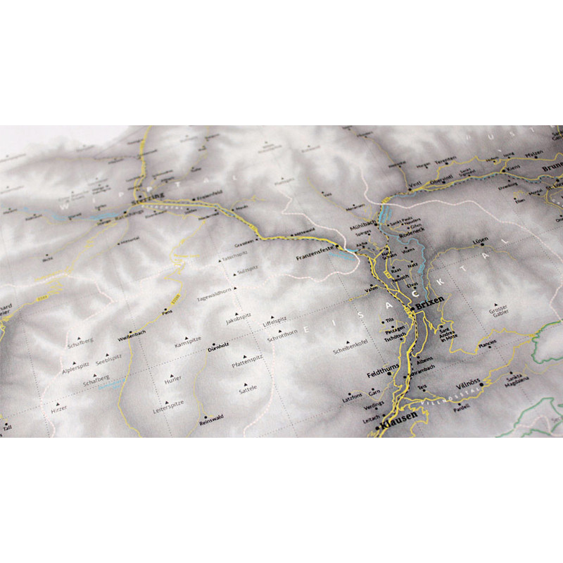 Marmota Maps Mappa Alto Adige Grigio