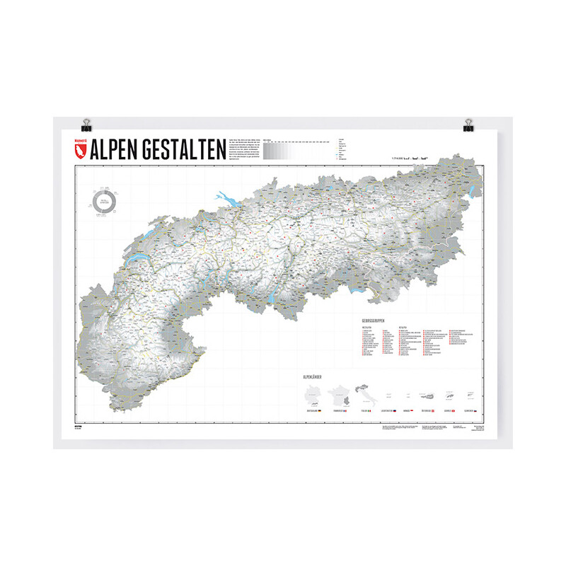 Marmota Maps Mappa Regionale Mapping Out the Alps (German)