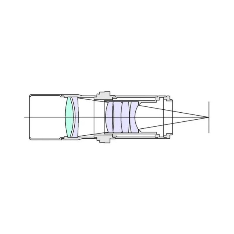 BORG Rifrattore Apocromatico AP 55/200 55FL OTA Set