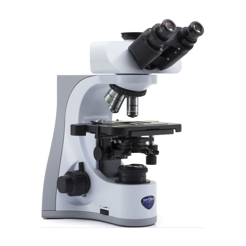 Optika Microscopio B-510ASB, asbestosis, trino, 40x phase, 40x-1000x, W-PLAN IOS, W&B 12.5x, EU