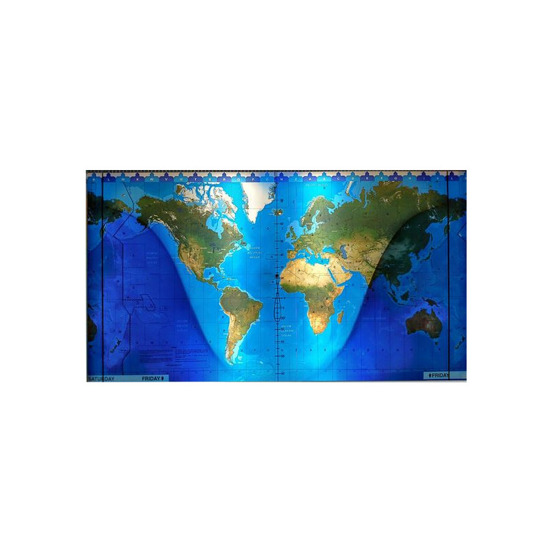 Geochron planisfero di ricambio (topografico)