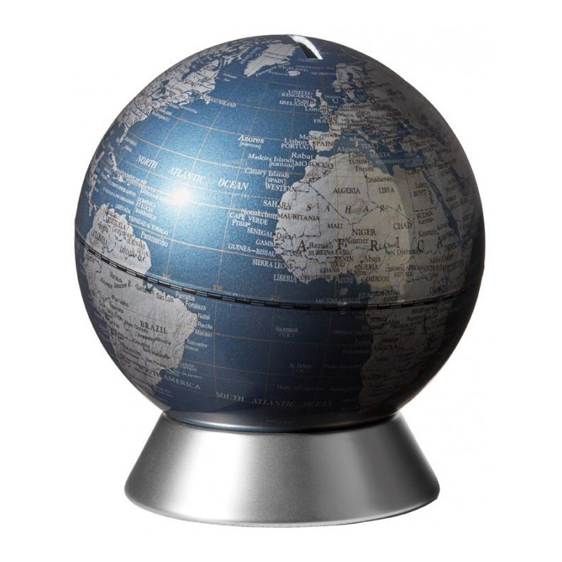 TROIKA Globo Salvadanaio Orion Blue 14 cm