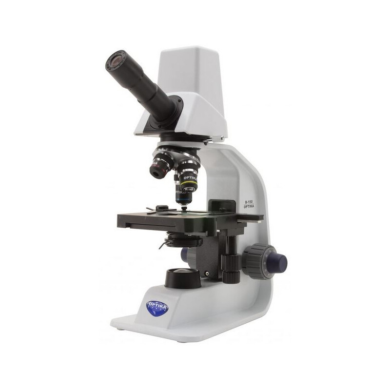 Optika Microscopio B-150D-MRPL, digitale, mono, batteria, fotocamera da 1,3 MP, 400x