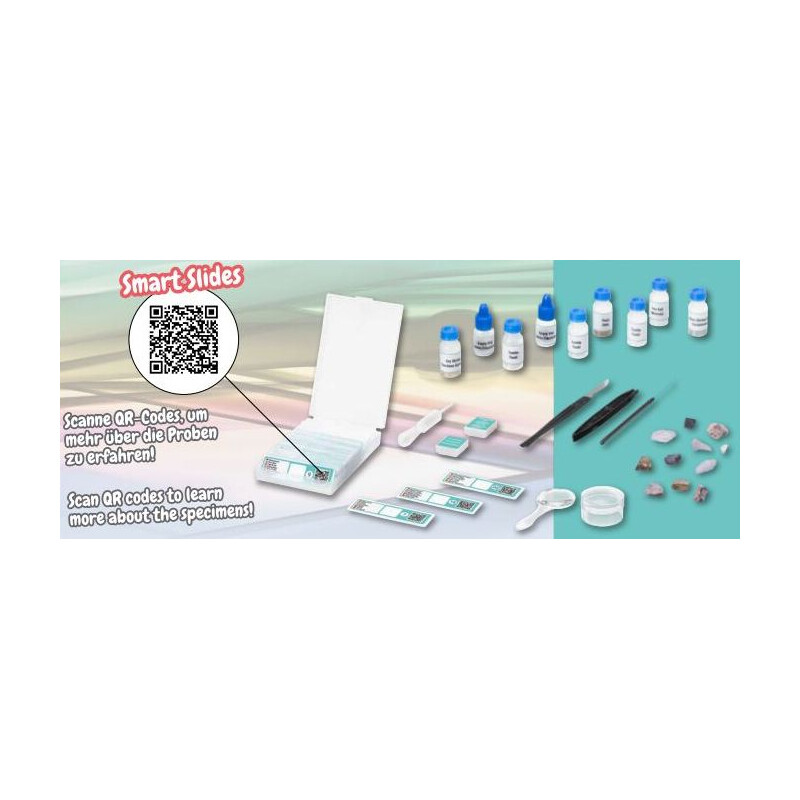 Bresser Junior Set di accessori per microscopi smart con codici QR