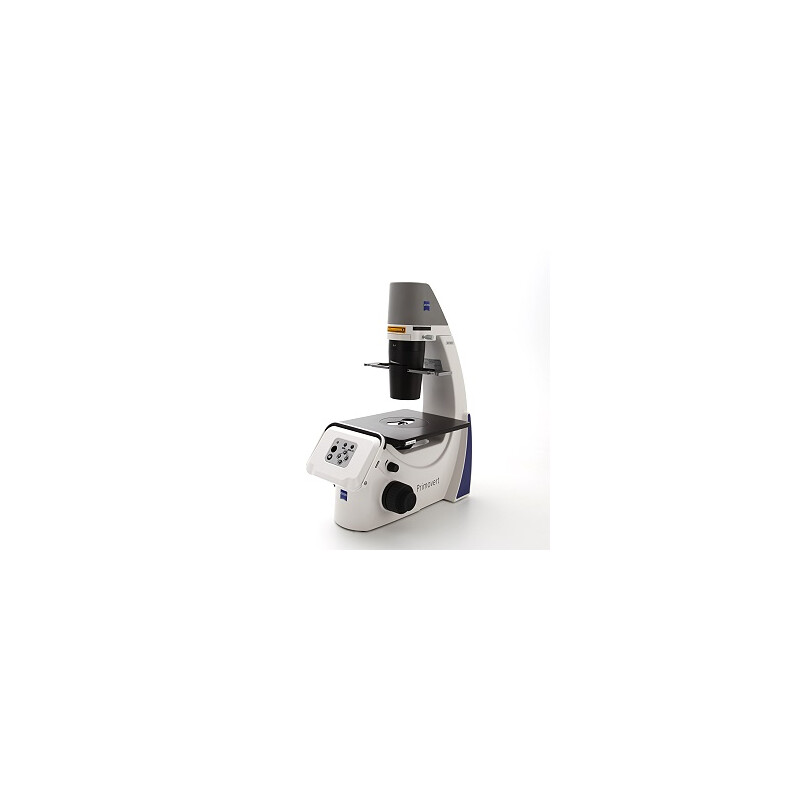 ZEISS Microscopio invertito Primovert HDcam Ph0, Ph1, Ph2, 40-400x, Ph1, Kond 0,4, Cam 5MP