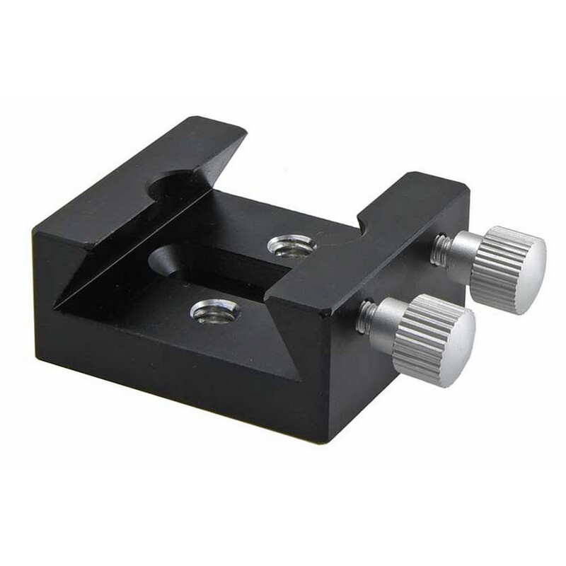 TS Optics Base per supporto cercatore con attacco per treppiede fotografico da 1/4" e foro oblungo