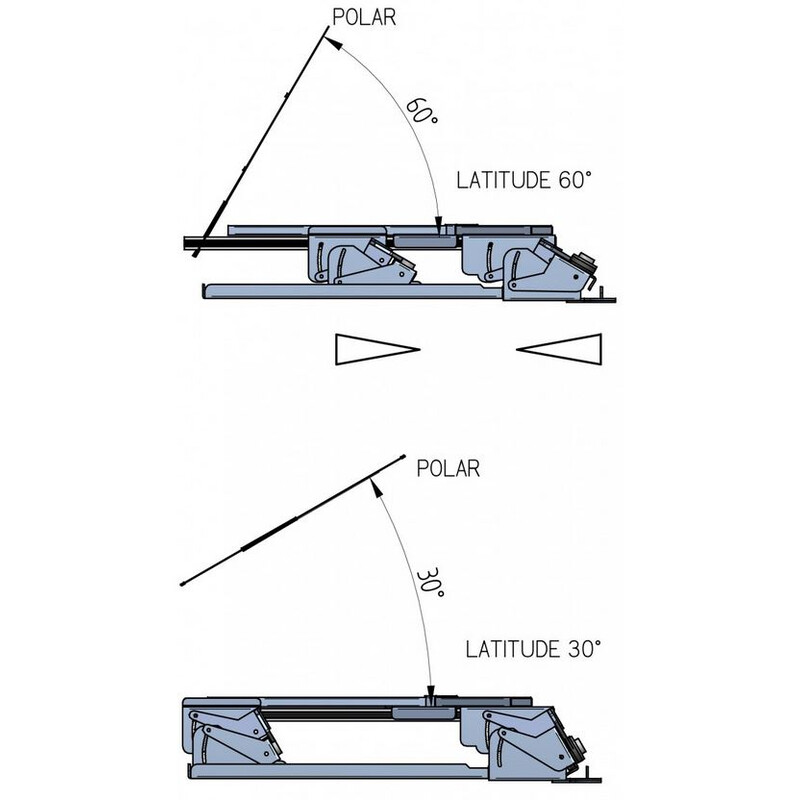 Geoptik Testa equatoriale Piattaforma per Dobson Eartha