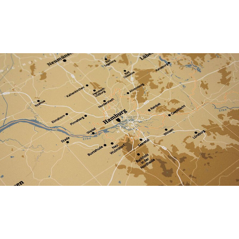 Marmota Maps Mappa Deutschlandkarte Atlas Retro