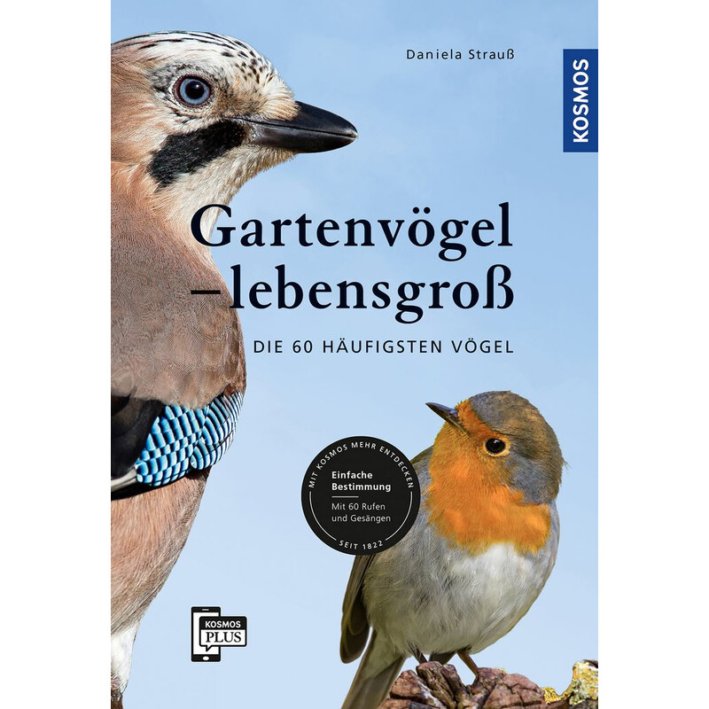 Kosmos Verlag Uccelli da giardino a grandezza naturale (in tedesco)