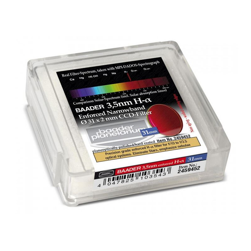 Baader Filtro H-alpha Ultra-Narrowband 3,5 nm 31 mm