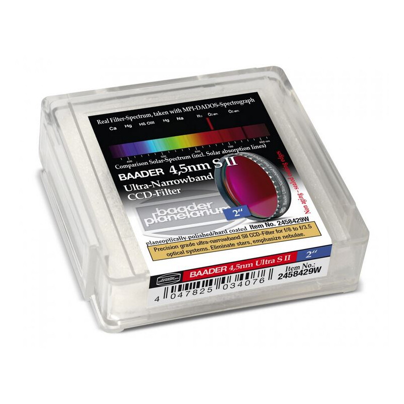 Baader Filtro S II Ultra-Narrowband da 4,5 nm 2".